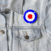 Vintage Retro Gealtert Mod Ziel Button (Beispiel)