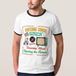 Vintage Retro-Geschenkidee T - Shirt - Retro Gebur