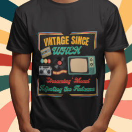 Vintage Retro-Geschenkidee T - Shirt - Retro Gebur