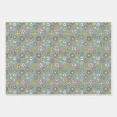 Vintage Retro Geschenkpapier Set (Vorderseite 3)