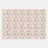 Vintage Retro Geschenkpapier Set (Vorderseite)