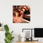 Vintage Retro-Glamour Deko (Heimbüro)