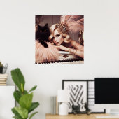 Vintage Retro-Glamour Deko (Heimbüro)