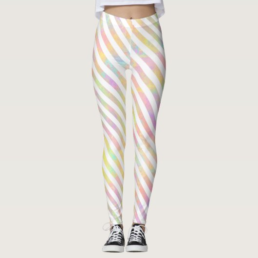 VINTAGE RETRO GROOVY RAINBOWLEGGINGS LEGGINGS (Vorderseite)