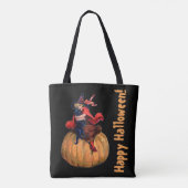 Vintage/Retro Halloween-Taschen-Tasche Tasche (Rückseite)