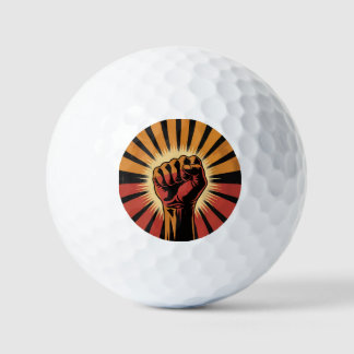 Vintage Retro Hand  Golfball