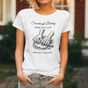 Vintage Retro Handmade Sauerteig Bäckerei für Bäck T-Shirt