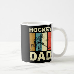 Vintage Retro Hockey Vater Vatertag Kaffeetasse