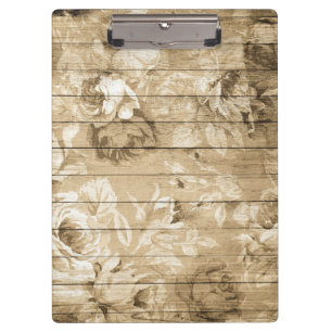 Vintage Retro Holz Hintergrund Modern Elegant Klemmbrett