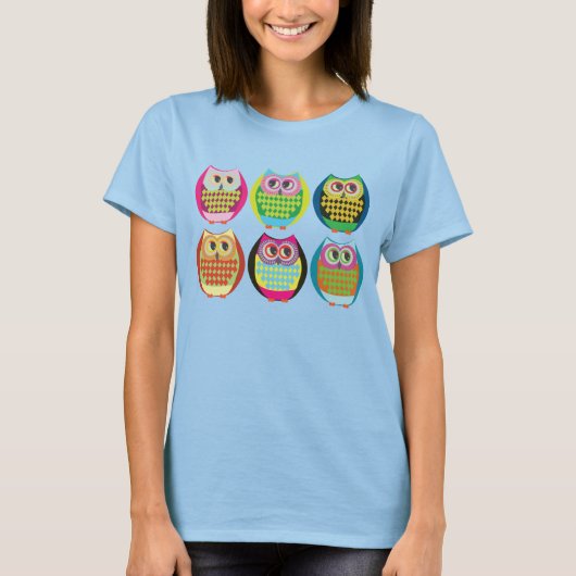 Vintage Retro Hoot Owl Shirt (Vorderseite)
