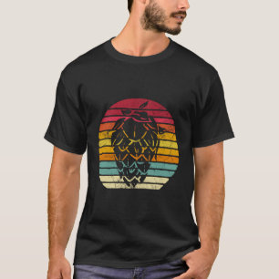 Vintage Retro-Hopfen Leaf Bierbrauen Ipa Vaterscha T-Shirt