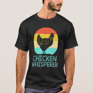 Vintage Retro Hühner Hühnerflüsterer Farmer Lo T-Shirt