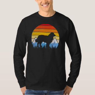 Vintage Retro Hund Berner Sennenhund Liebhaber T-Shirt