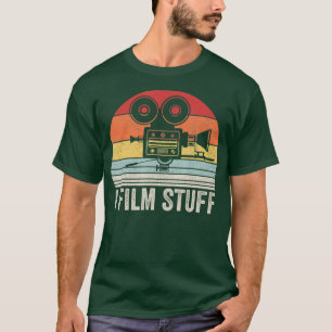 Vintage Retro I Film Stuff Shirt Filmemacher Gesch
