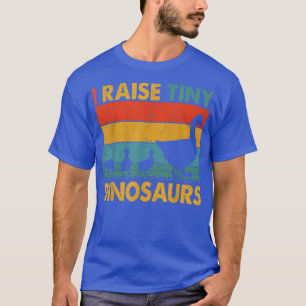 Vintage Retro I Raise Tiny Dinosaurs Funny Goose F T-Shirt