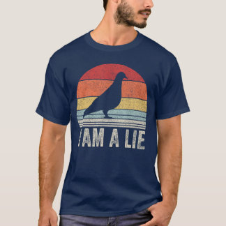Vintage Retro Ich Bin Ein Lügen-Shirt Vögel Sind N T-Shirt