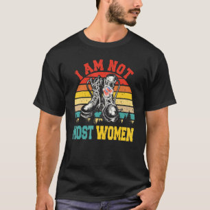 Vintage Retro Ich bin nicht die meisten Frauen Coo T-Shirt