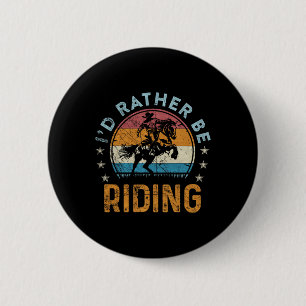 Vintage Retro-Id, statt Reiter zu sein Button