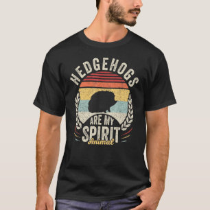 Vintage Retro-Igel sind meine Geistes-Tier-Hecke T-Shirt