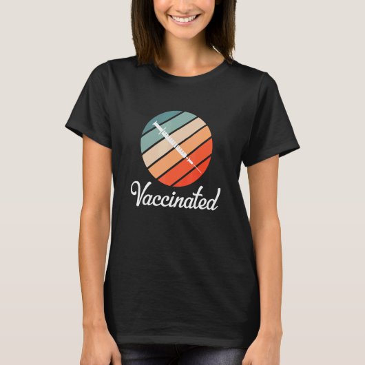 Vintage Retro-Impfstoffe T-Shirt (Vorderseite)