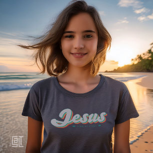 Vintage Retro Jesus König der Könige T-Shirt