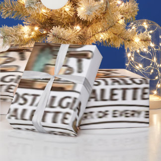 Vintage Retro-Kaffee-Espressomaschine Elegante Ver Geschenkpapier