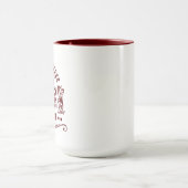 Vintage Retro Kaffeetrinker Tasse (Zentrum)