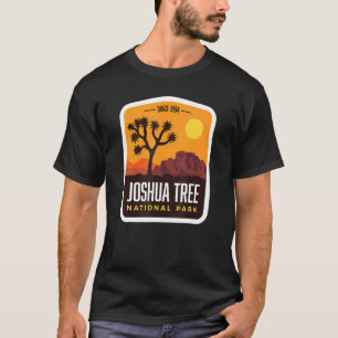 Vintage Retro Kaktus im Joshua-Tree-Nationalpark T-Shirt