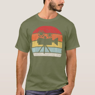 Vintage Retro Kamerashirt-Geschenk für Filmemacher T-Shirt
