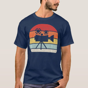 Vintage Retro Kamerashirt Geschenk Für Filmemacher T-Shirt