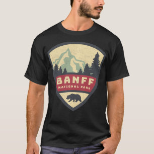 Vintage Retro Kanadischer Banff Nationalpark Rusti T-Shirt