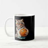 Vintage Retro-Katze Sketch Kaffeetasse (Links)