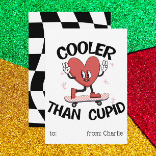 Vintage Retro Kid's Valentinstag Card Mitteilungskarte