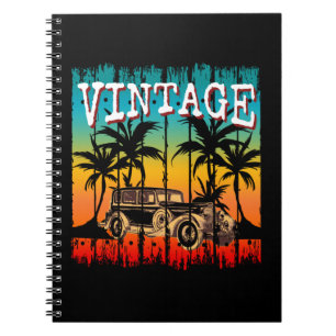 VINTAGE RETRO KLASSIKER GESCHENK NOTIZBLOCK