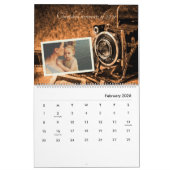 Vintage Retro-Klassikkerkamera, rustikale Sonderfa Kalender (Feb 2026)