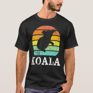 Vintage Retro Koala Sunset Silhouette T-Shirt