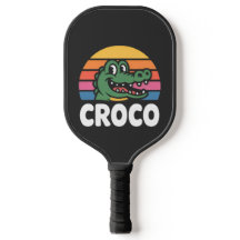 Vintage Retro Krokodil Alligator Sonnenuntergang G