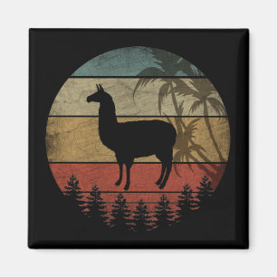 VINTAGE RETRO LAMA MAGNET