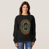 Vintage Retro Lebanon Ohio OH Souvenirs Sweatshirt (Vorne ganz)