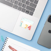 Vintage Retro-Legende seit 1974 Aufkleber (Laptop mit iPhone)