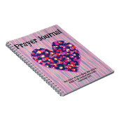 Vintage Retro-Liebe Herzkunst-Gebet-Journal Notizblock (Rechte Seite)