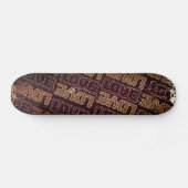 Vintage Retro-Liebe - Skateboard (Horizontal)