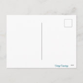 Vintage Retro-Lieben Feiertagspostkarte (Rückseite)