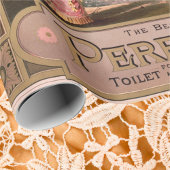 Vintage Retro Lilac Rose Parfüm Seife Geschenkpapier