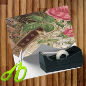 Vintage Retro Lilac Rose Parfüm Seife Geschenkpapier