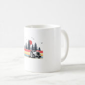 Vintage Retro LKW-Fahrer-Geschenke für Kaffeetasse (VorderseiteRechts)