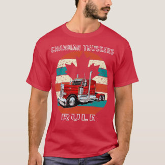 Vintage Retro-LKW-Regel T-Shirt