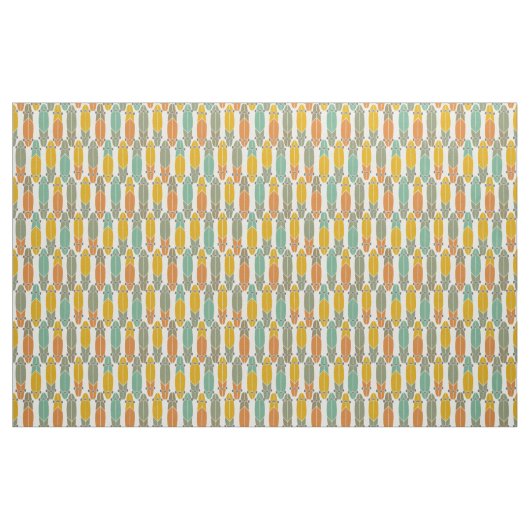Vintage Retro-Longboards Gemustert Stoff (Fat Quarter (45,7 x 55,9 cm))