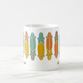 Vintage Retro-Longboards - Skateboards Personalisi Kaffeetasse (Mittel)