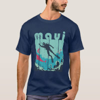 Vintage Retro Maui Hawaii Tauchen Cool Scuba-Tauch